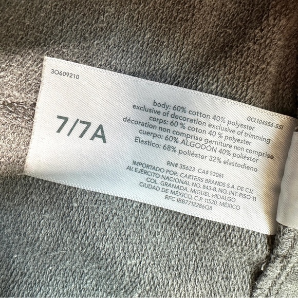 ⭐️ 5 for $25 A Set of 2 Kids' Gray and Blue Jogger Pants Size 7 - Picture 13 of 13